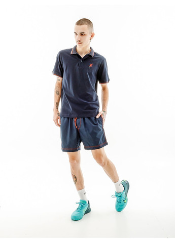 Синяя мужская футболка 2-stripe pique' polo - r-fit синий Australian