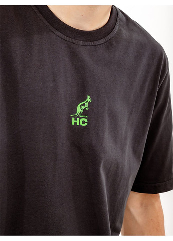 Черная мужская футболка uwilldie23 cotton tee черный Australian