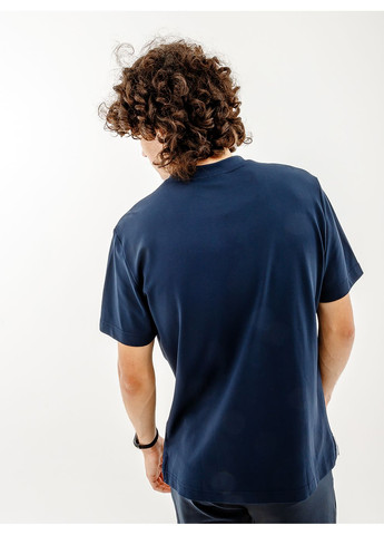 Синяя мужская футболка easy tech pique' t-shirt r-fit синий Australian