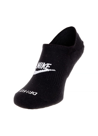 Чоловічі Шкарпетки EVRYDAY PLUS CUSH FOOTIE Чорний Nike (268982976)