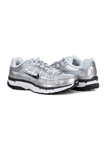 Женские Кроссовки P-6000 Серебряный Nike серебряные лето (262600082)