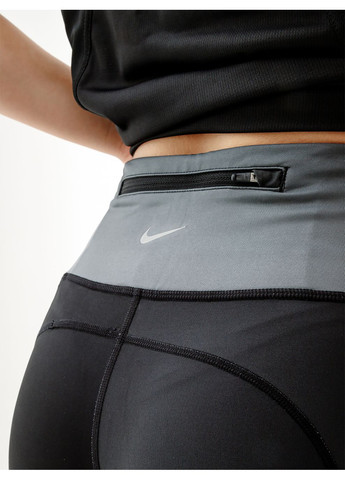 Черные демисезонные женские леггинсы w nk df fstr 7/8 tghtnl nv черный Nike