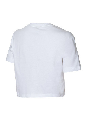 Белая летняя женская футболка w nsw tee essntl crp icn ftr белый Nike