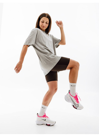 Серая летняя женская футболка w nsw essntl tee bf lbr серый Nike