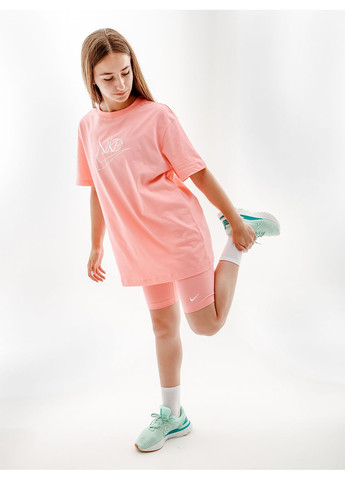 Рожева літня жіноча футболка w nsw tee oc 2 bf рожевий Nike