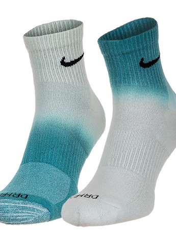 Жіночі Шкарпетки U NK EVERYDAY PLUS CUSH ANKLE Бірюзовий Nike (268833320)