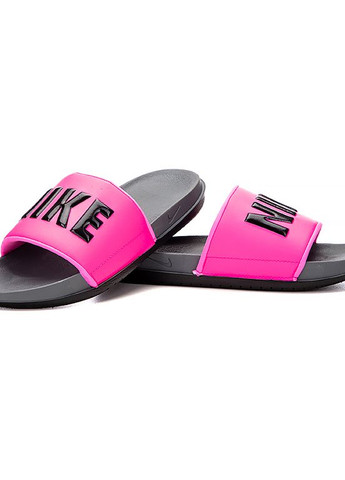 Розовые женские шлепанцы offcourt slide розовый Nike
