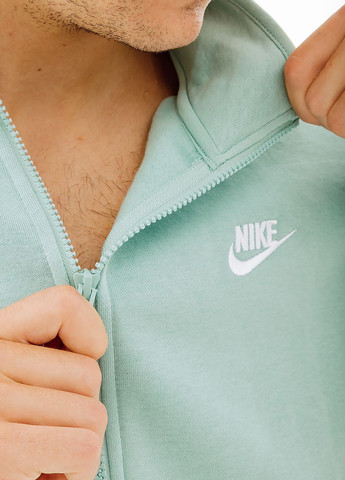 Мужская Кофта CLUB BB HZ TOP Бирюзовый Nike (268831505)