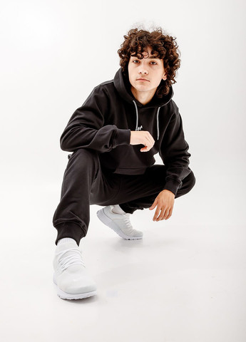 Мужские Брюки ESSENTIAL FLEECE PANTS RIB BOTTOM Черный Australian (268833160)