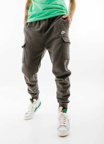 Мужские Брюки M NSW CLUB PANT CARGO BB Серый Nike (268833913)