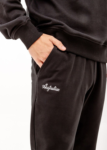 Чоловічі Штани ESSENTIALS FLEECE TROUSERS Чорний Australian (268832713)