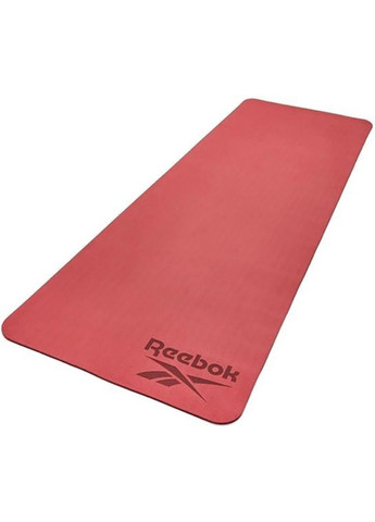 Двухстороний коврик для йоги Double Sided Yoga Mat красный Reebok (268833363)