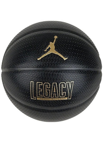 М'яч баскетбольний NIKE LEGACY 2.0 8P DEFLATED BLACK/BLACK/BLACK/METALLIC GOLD size 7 Jordan (268832942)