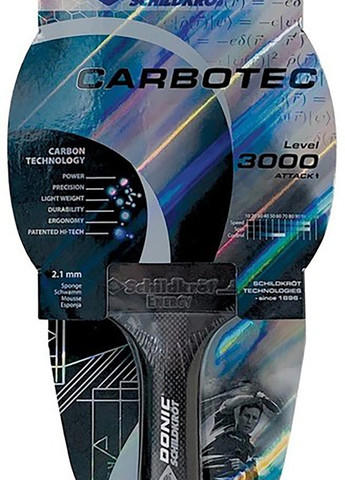 Ракетка для пінг-понгу Carbotec 3000 new Donic (268832336)