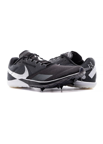 Черные демисезонные мужские кроссовки zoom rival xc 6 черный Nike
