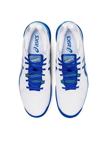 Комбіновані Осінні кросівки чол. gel-resolution clay white/ocean-blue Asics