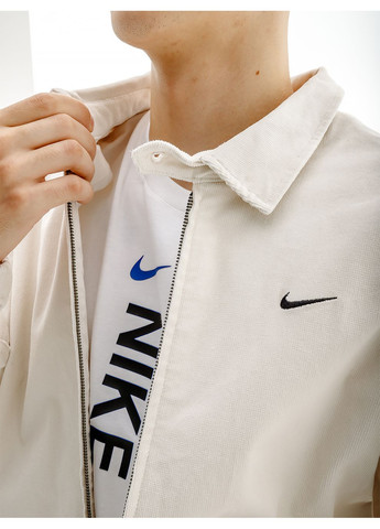 Бежевая демисезонная мужская куртка m nl harrington jacket cord бежевый Nike