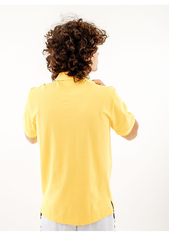 Желтая футболка-мужское поло easy pique' el polo r-fit жёлтый для мужчин Australian