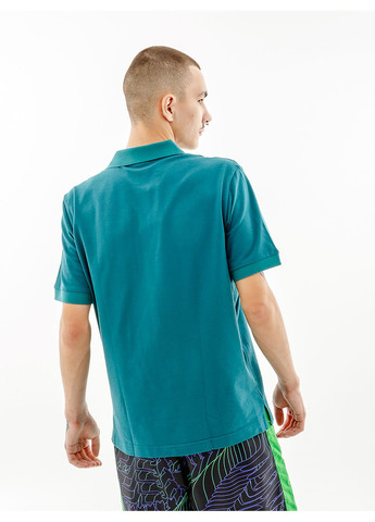 Зелена чоловіча футболка tape stripe polo club pique' зелений Australian