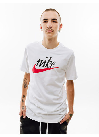 Біла чоловіча футболка m nsw tee futura 2 білий Nike