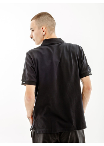 Чорна чоловіча футболка logos polo pique' el r-fit чорний Australian