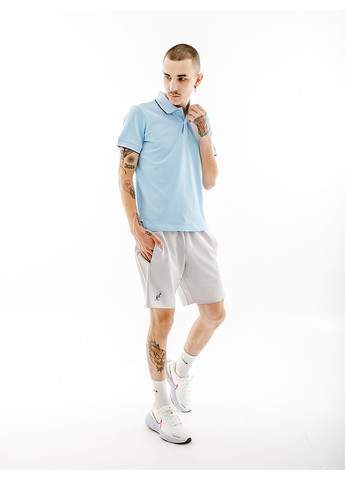 Блакитна чоловіча футболка 2-stripe pique' polo s-fit блакитний Australian