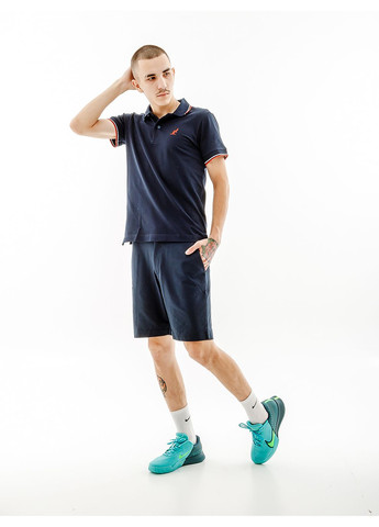 Синяя мужская футболка 2-stripe pique' polo s-fit синий Australian