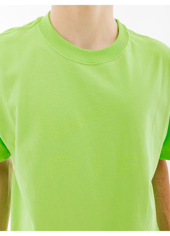 Салатовая мужская футболка m nsw tee m90 air салатовый l Nike