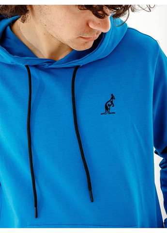 Мужское Худи CITY FLEECE-SLAM HOODIE Голубой Australian (268831424)