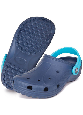 Цветные повседневные кроксы lima 60000 темно-синий, голубой дет Aqua Speed
