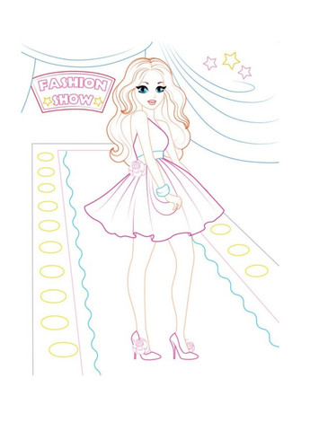 Велика розмальовка для дівчаток. Збірка розмальовок Пегас (268982561)