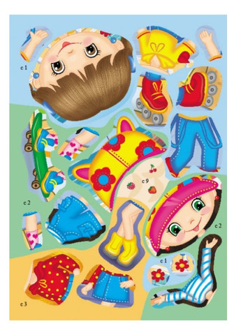 Дівчатка-подружки. Розвивальні наліпки з логічними завданнями Пегас (268982565)