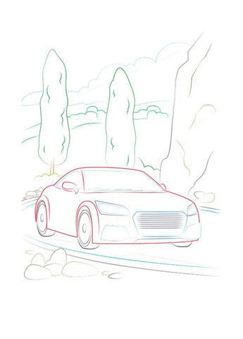 Большая раскраска Транспорт. Сборник раскрасок Пегас (268982579)