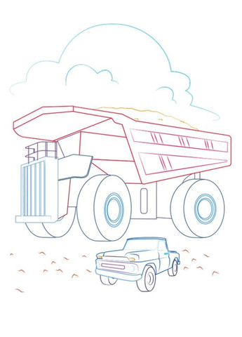 Большая раскраска Транспорт. Сборник раскрасок Пегас (268982579)