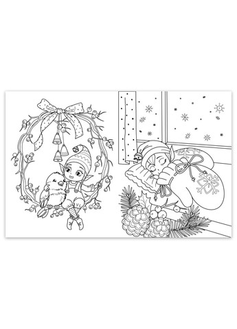 Велика книга розмальовок Новий рік 4+ (9789667510862) РАНОК (268982590)