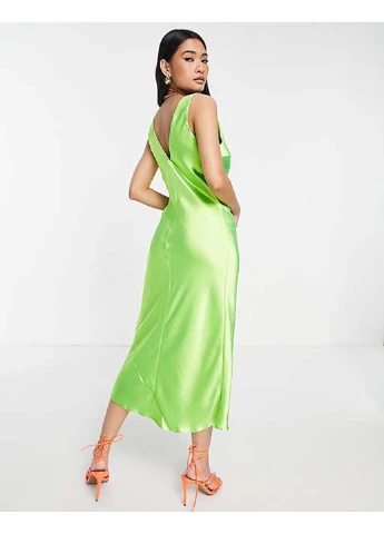 Салатова сукня Asos однотонна