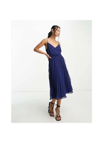 Синя повсякденний сукня Asos однотонна