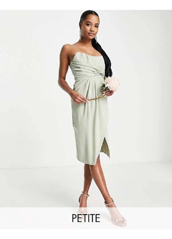 Оливкова (хакі) сукня Asos однотонна