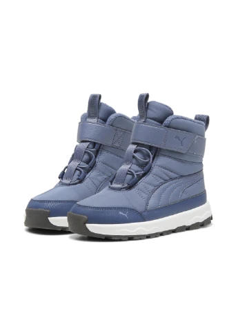 Синие спортивные осенние детские ботинки evolve kids’ boots Puma