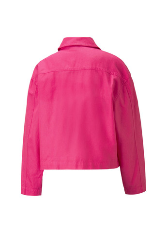 Розовая демисезонная куртка downtown jacket women Puma