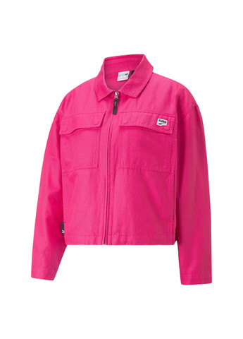 Рожева демісезонна куртка downtown jacket women Puma