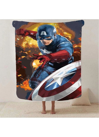 Плед 3D Перший Месник 2804_B 13008 135х160 см Fashion (269137013)