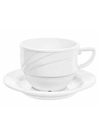 Чашка з блюдцем кавова Didim 39-095 100 мл 2 предмети KUTAHYA PORSELEN (269135596)