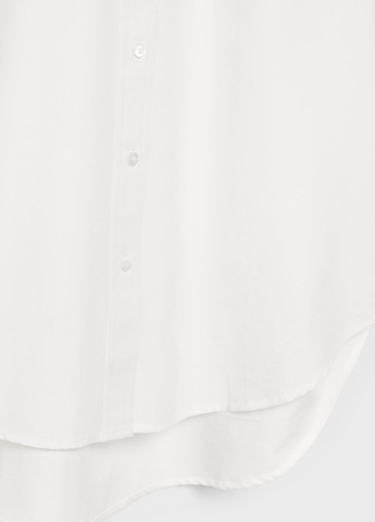 Белая классическая рубашка однотонная Stradivarius