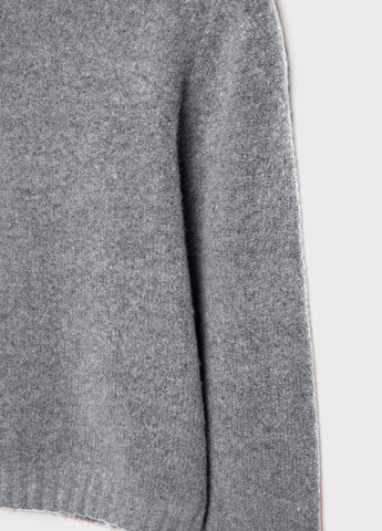 Сірий демісезонний светр Stradivarius