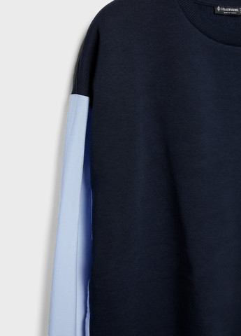 Темно-синій демісезонний светр Stradivarius