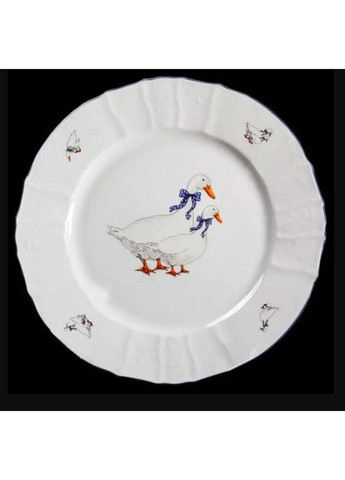 Набір тарілок підставних Bernadotte Гуси 5936B59-25-6 25 см 6 шт Thun (269251635)