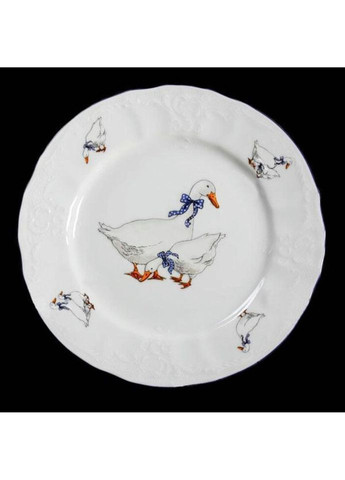 Набір тарілок підставних Bernadotte Гуси 5936B59-25-6 25 см 6 шт Thun (269251635)
