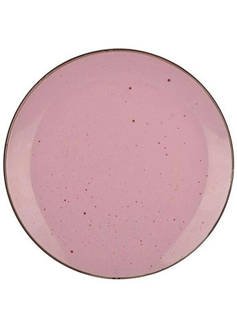 Тарелка подставная Terra YF6007-1 26.7 см розовая Limited Edition (269252079)