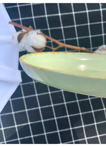 Тарілка обідня Brown Loft Pistachio КЛФ-250 25 см Декор Кераміка (269251951)